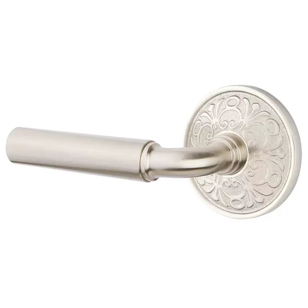 Emtek Manning Door Lever with Lancaster Rose by Emtek