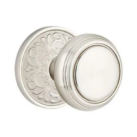 Emtek Norwich Door Knob with Lancaster Rose by Emtek