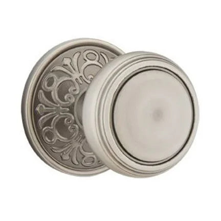 Emtek Norwich Door Knob with Lancaster Rose by Emtek