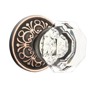 Emtek Old Town Door Knob with Lancaster Rose by Emtek