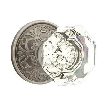 Emtek Old Town Door Knob with Lancaster Rose by Emtek