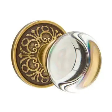 Emtek Providence Door Knob with Lancaster Rose by Emtek