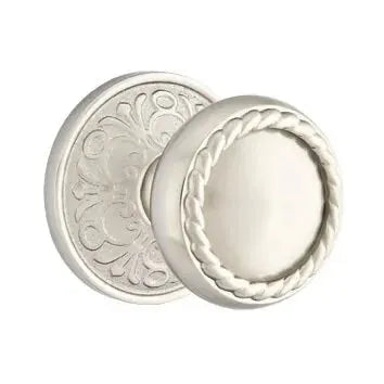 Emtek Rope Knob with Lancaster Rose by Emtek