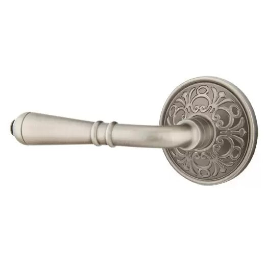 Emtek Turino Door Lever with Lancaster Rose by Emtek