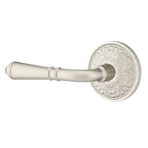 Emtek Turino Door Lever with Lancaster Rose by Emtek