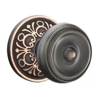 Emtek Waverly Door Knob with Lancaster Rose by Emtek