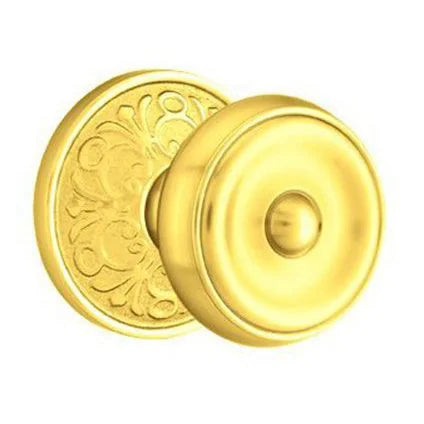 Emtek Waverly Door Knob with Lancaster Rose by Emtek