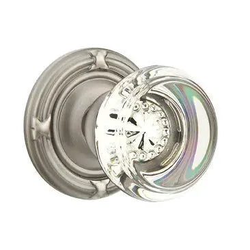 Emtek Georgetown Door Knob with Ribbon and Reed Rose by Emtek