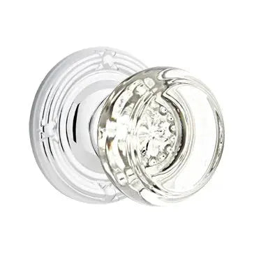 polished chrome door knob