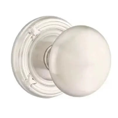 Emtek Providence Door Knob with Ribbon and Reed Rose by Emtek