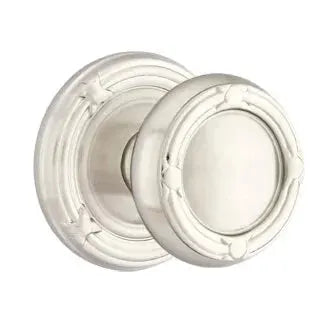 Emtek Ribbon and Reed Knob with Ribbon and Reed Rose by Emtek