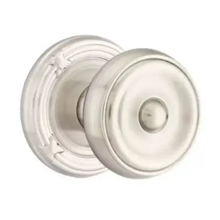 Emtek Waverly Door Knob with Ribbon and Reed Rose by Emtek