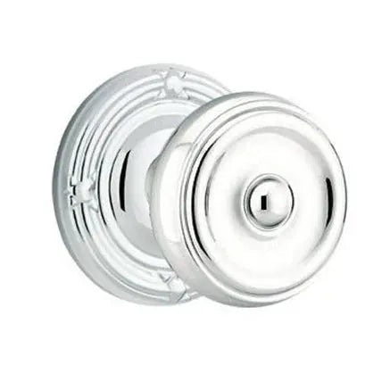 polished chrome door knob