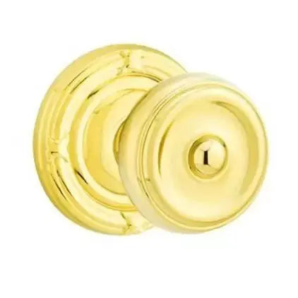 Emtek Waverly Door Knob with Ribbon and Reed Rose by Emtek