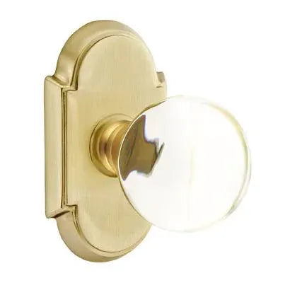 Emtek Bristol Door Knob with #8 Rose by Emtek