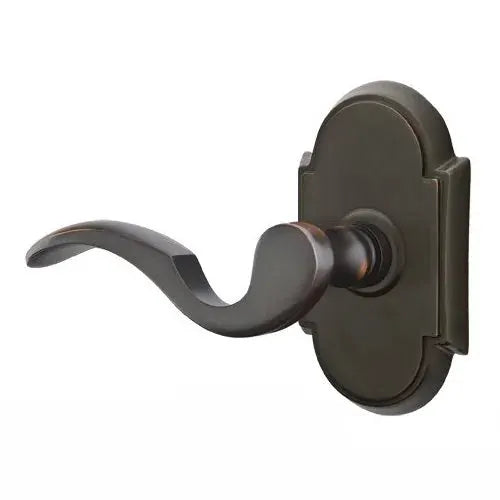 Emtek Cortina Door Lever with #8 Rose by Emtek