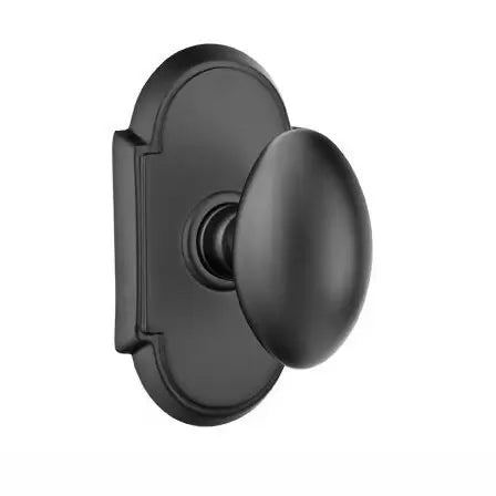 Emtek Privacy Egg Door Knob with #8 Rose by Emtek
