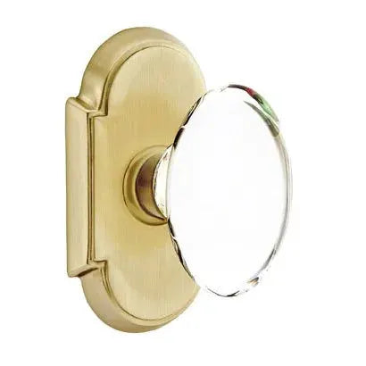 Emtek Hampton Door Knob with #8 Rose by Emtek