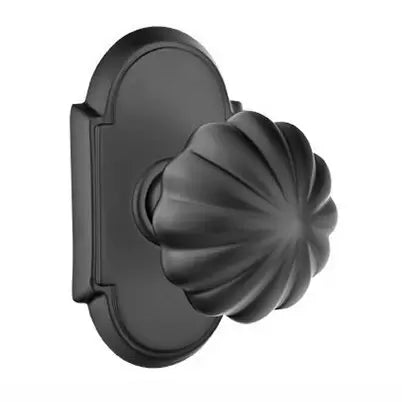 Emtek Melon Door Knob with #8 Rose by Emtek