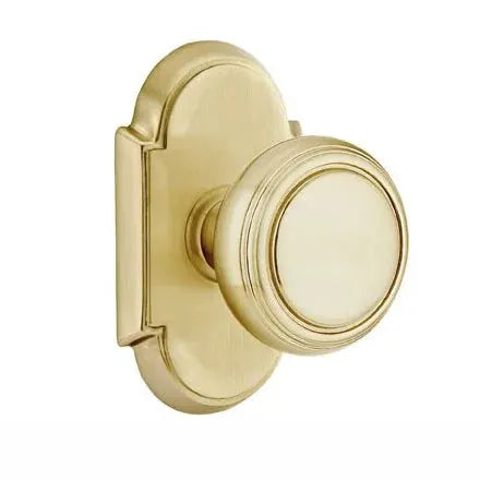Emtek Norwich Door Knob with #8 Rose by Emtek