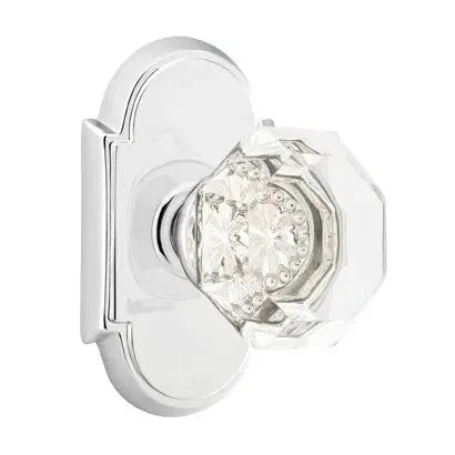 polished chrome door knob