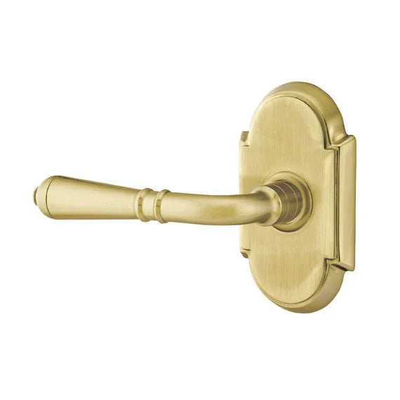 Emtek Turino Door Lever with #8 Rose by Emtek