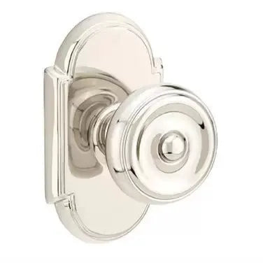 Emtek Waverly Door Knob with #8 Rose by Emtek