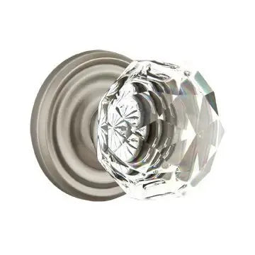 Emtek Diamond Door Knob with Regular Rose by Emtek