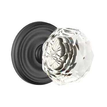 Emtek Diamond Door Knob with Regular Rose by Emtek