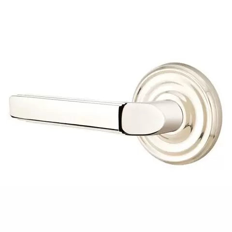 Emtek Milano Door Lever with Regular Rose by Emtek