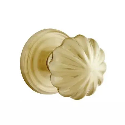 Emtek Melon Door Knob with Regular Rose by Emtek