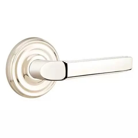 Emtek Milano Door Lever with Regular Rose by Emtek