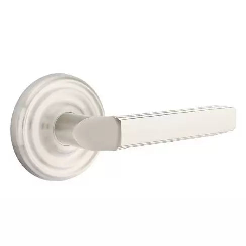 Emtek Milano Door Lever with Regular Rose by Emtek