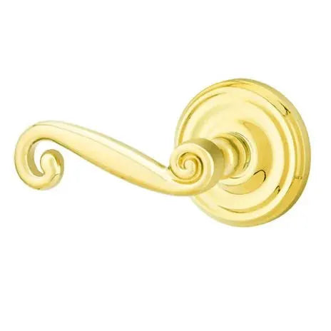 Emtek Rustic Door Lever with Regular Rose by Emtek