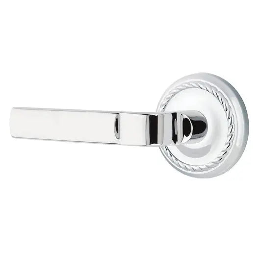 Emtek Aston Lever with Rope Rose by Emtek