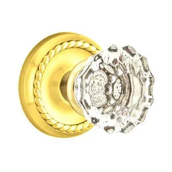 Emtek Astoria Door Knob with Rope Rose by Emtek