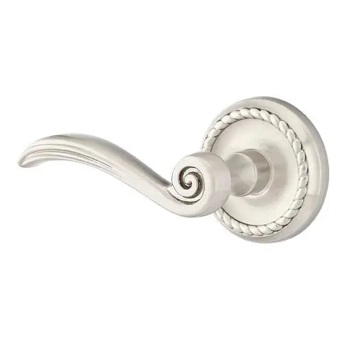 Emtek Elan Lever with Rope Rose by Emtek
