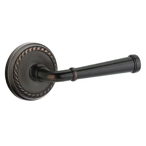 Emtek Merrimack Lever with Rope Rose by Emtek