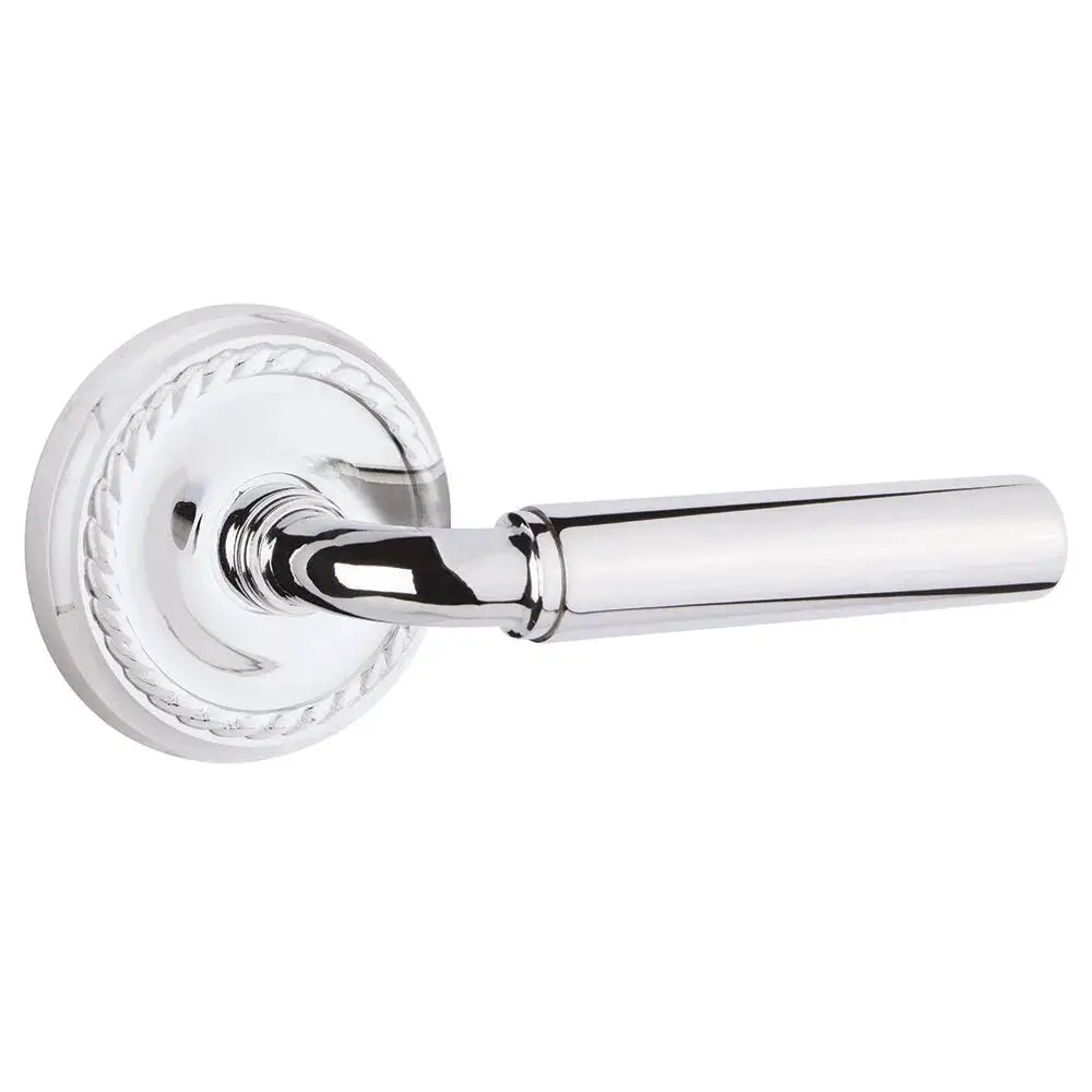 Emtek Manning Door Lever with Rope Rose by Emtek