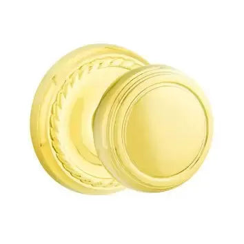 Emtek Norwich Door Knob with Rope Rose by Emtek