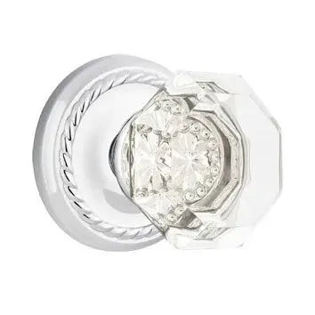 Emtek Old Town Door Knob with Rope Rose by Emtek