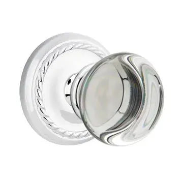 Emtek Providence Door Knob with Rope Rose by Emtek