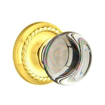 Emtek Providence Door Knob with Rope Rose by Emtek