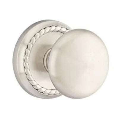 Emtek Providence Door Knob with Rope Rose by Emtek