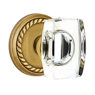 Emtek Windsor Door Knob with Rope Rose by Emtek