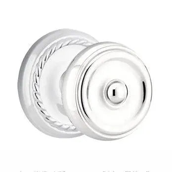 Emtek Waverly Door Knob with Rope Rose by Emtek