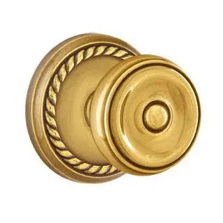 Emtek Waverly Door Knob with Rope Rose by Emtek