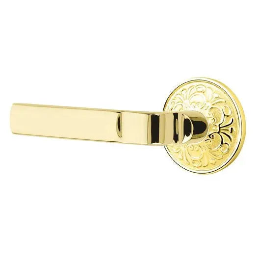 Emtek Aston Lever with Lancaster Rose by Emtek