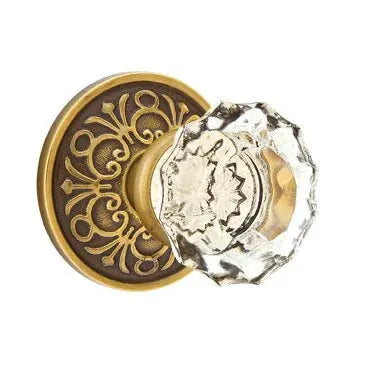 Emtek Astoria Door Knob with Lancaster Rose by Emtek
