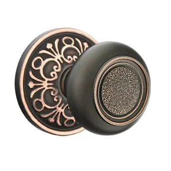 Emtek Belmont Knob with Lancaster Rose by Emtek